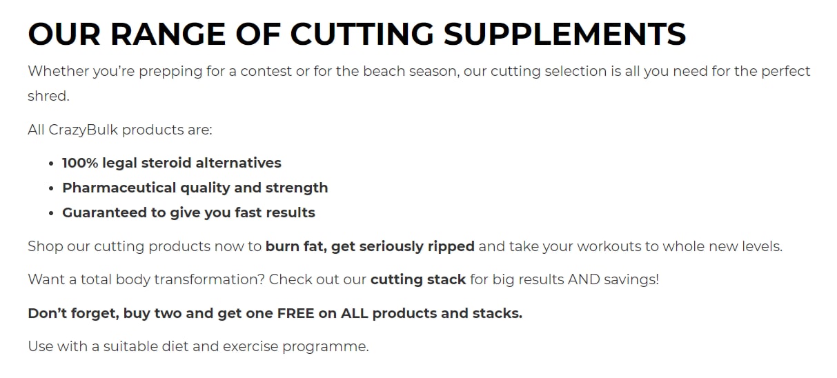 Steroid diet for cutting