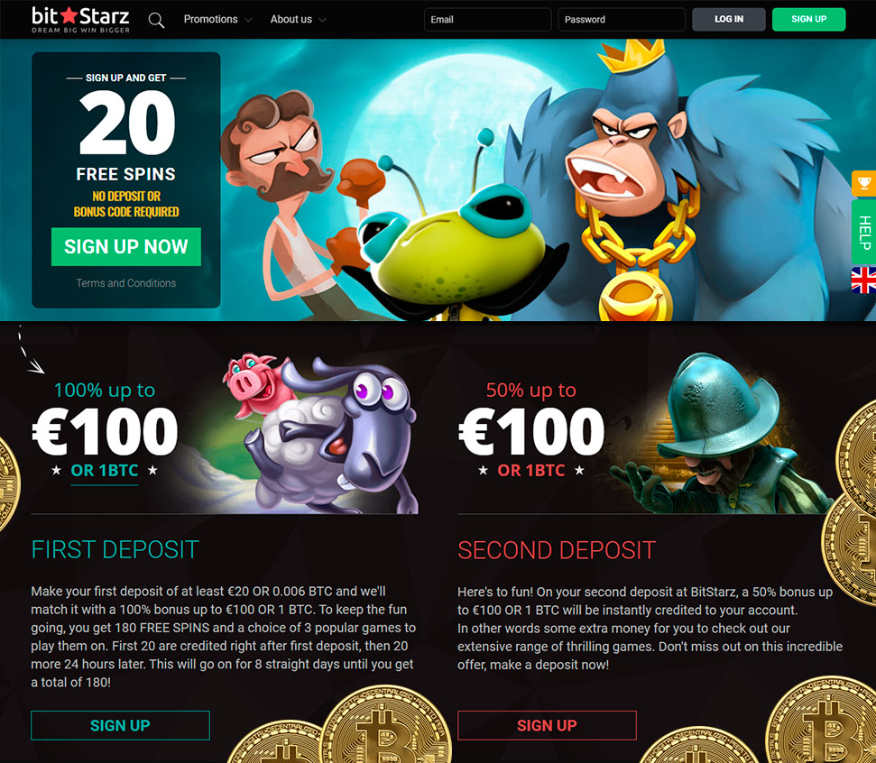 Bitcoin casino online bonus za rejestracje
